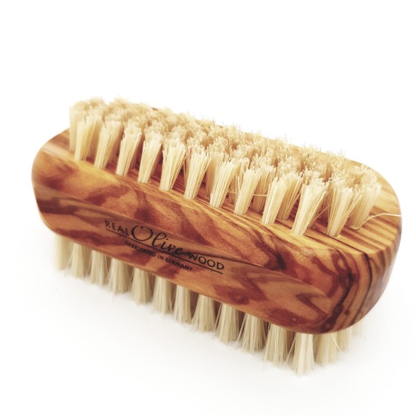 Brosse à ongle en bois d'olivier, grand format - Croll & Denecke
