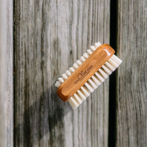 Brosse à ongle en bois d'olivier, grand format - Croll & Denecke