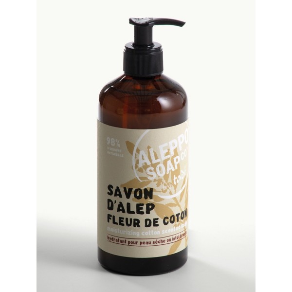 Savon d'Alep liquide - Fleur de Coton Tadé