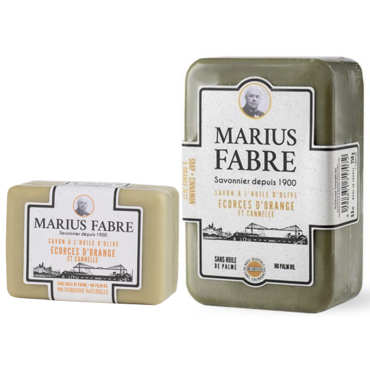 Savonnette de Marseille aux Écorces d'orange et cannelle - Marius Fabre