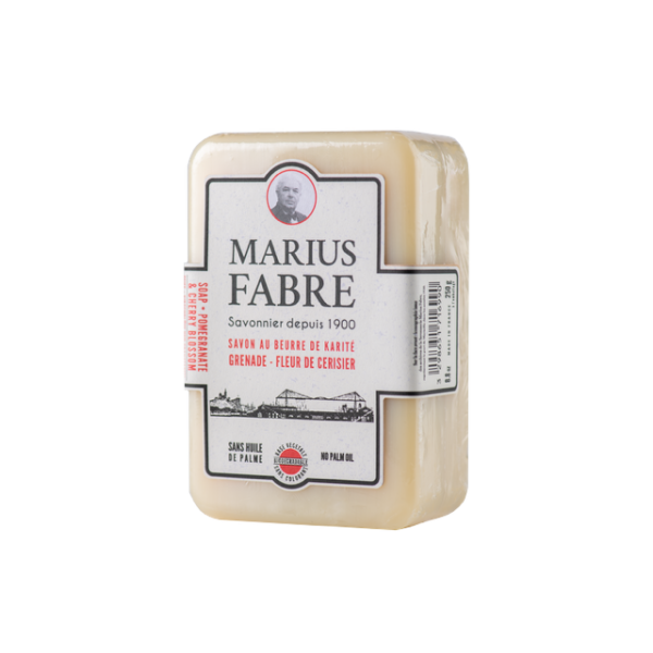 Savonnette de Marseille, Grenade et Fleur de Cerisier - Marius Fabre