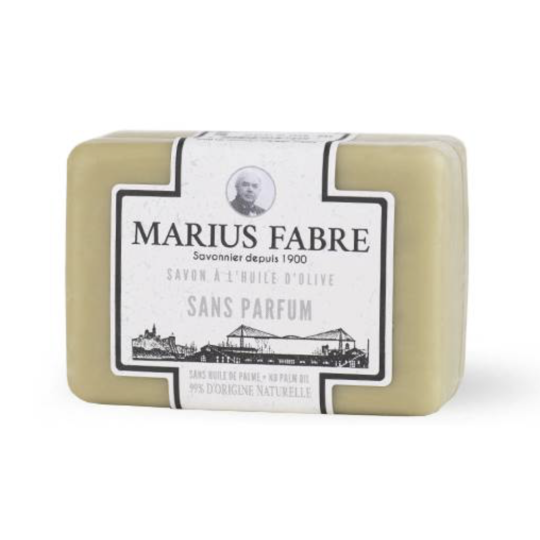 Savonnette de Marseille à l'huile d'olive, sans parfum