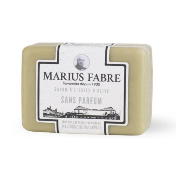 Savonnette de Marseille à l'huile d'olive, sans parfum