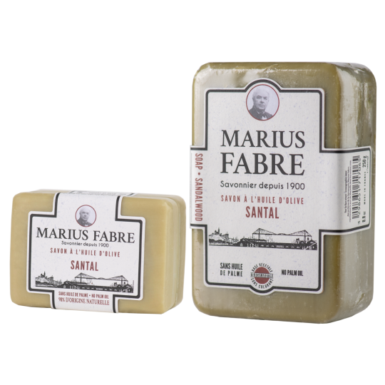 Savonnette de Marseille, Santal - Marius Fabre