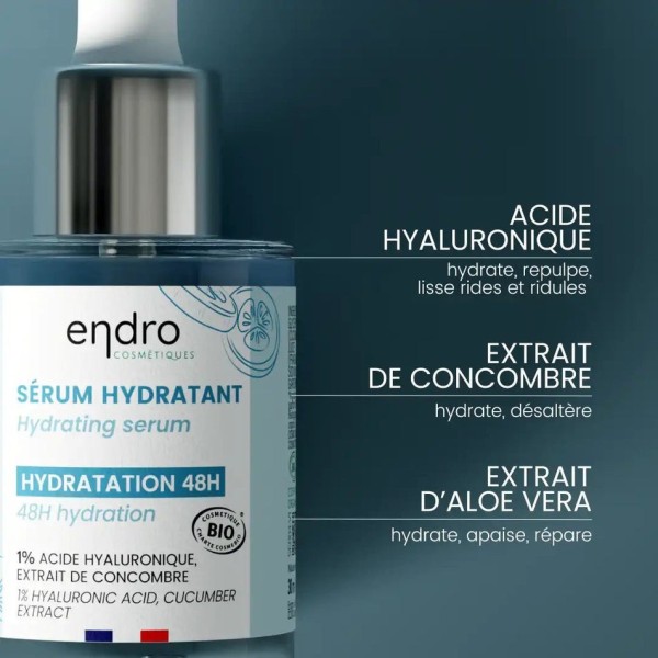 Sérum Hydratant BIO - Endro Cosmétiques