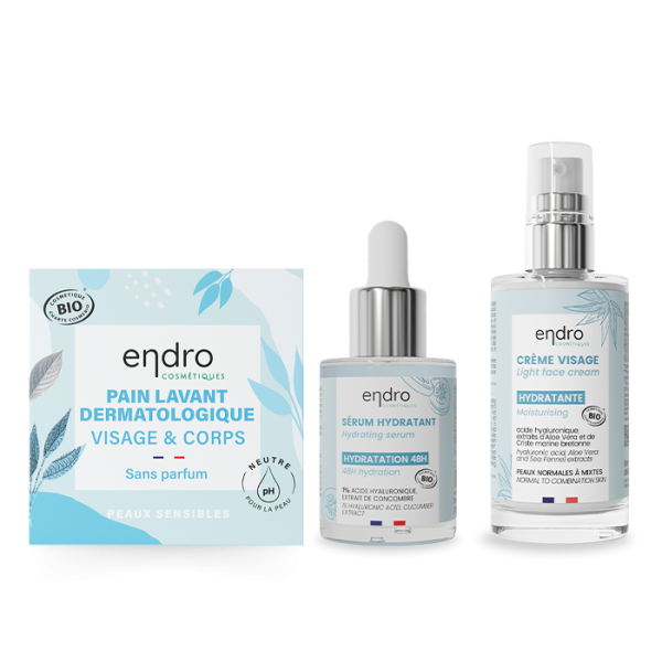 Routine hydratation intense - Endro Cosmétiques