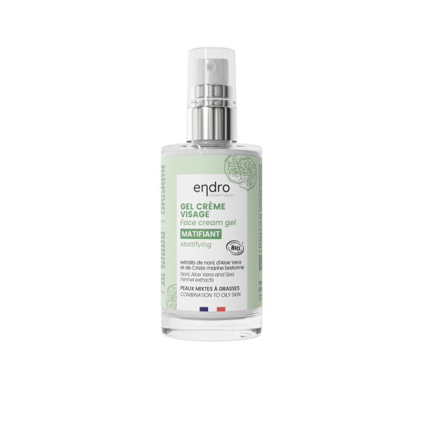 Gel-crème visage Matifiant BIO - Endro Cosmétiques