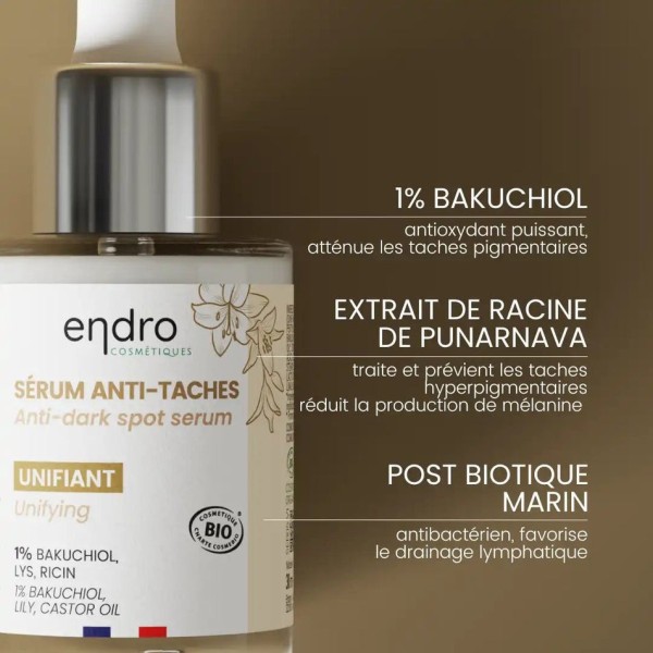 Sérum Anti-taches BIO - Endro Cosmétiques