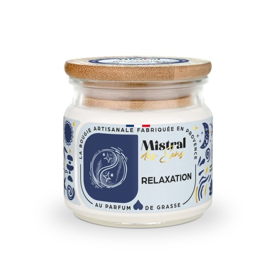 Bougie parfumée - Relaxation 150 ml - Mistral des Sens
