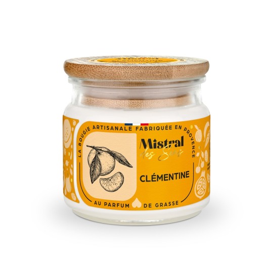 Bougie parfumée - Clémentine 150 ml - Mistral des Sens