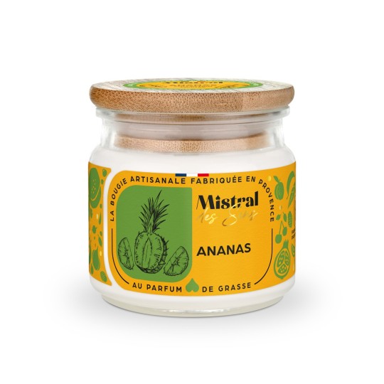 Bougie parfumée - Ananas 150 ml - Mistral des Sens