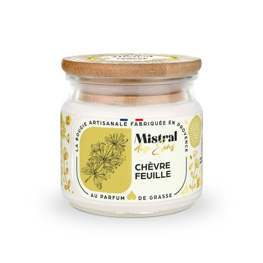 Bougie parfumée - Chèvrefeuille 150 ml - Mistral des Sens