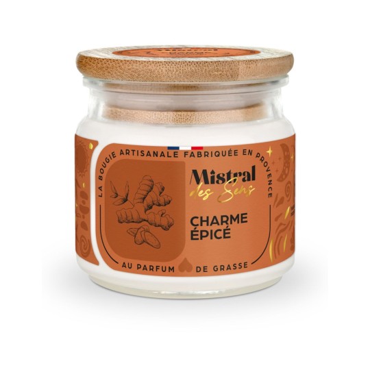 Bougie parfumée - Charme Épicé 150 ml - Mistral des Sens
