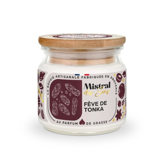 Bougie parfumée - Fève de Tonka 150 ml - Mistral des Sens