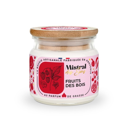 Bougie parfumée - Fruits des Bois 150 ml - Mistral des Sens