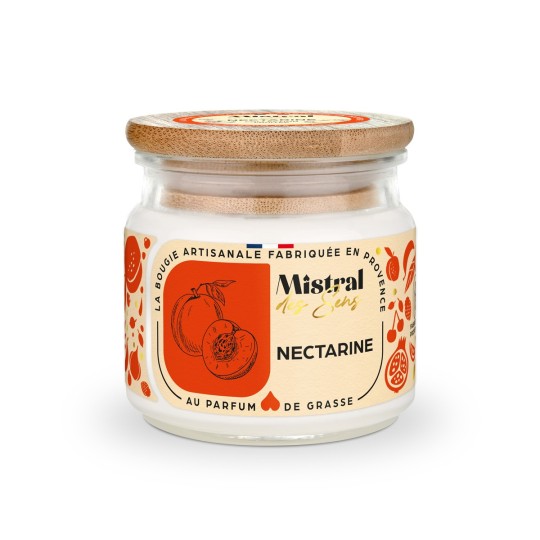 Bougie parfumée - Nectarine 150 ml - Mistral des Sens