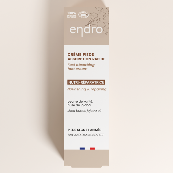 Crème pieds - Nutri-réparatrice BIO - Endro Cosmétiques