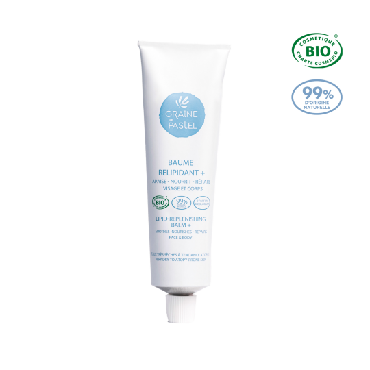 Baume relipidant BIO à l'huile de Pastel pour peau atopique - Graine de Pastel