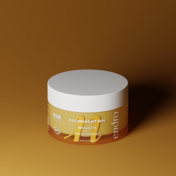 Déodorant baume BIO 48H Bergamote - Endro cosmétiques