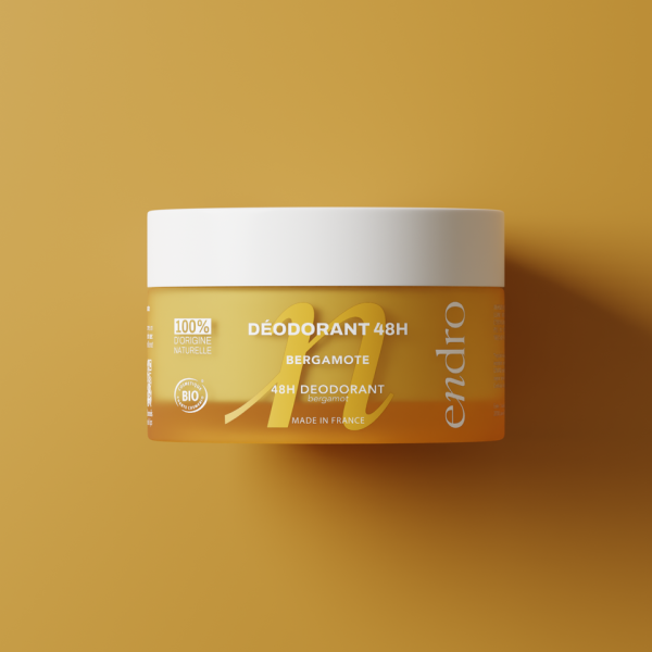 Déodorant baume BIO 48H Bergamote - Endro cosmétiques