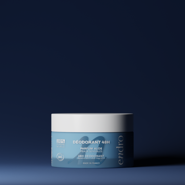 Déodorant baume BIO Peaux Sensibles Aloe 48H - Endro cosmétiques