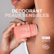 Application déodorant stick rechargeable BIO 48H Rose/Framboise - Endro cosmétiques
