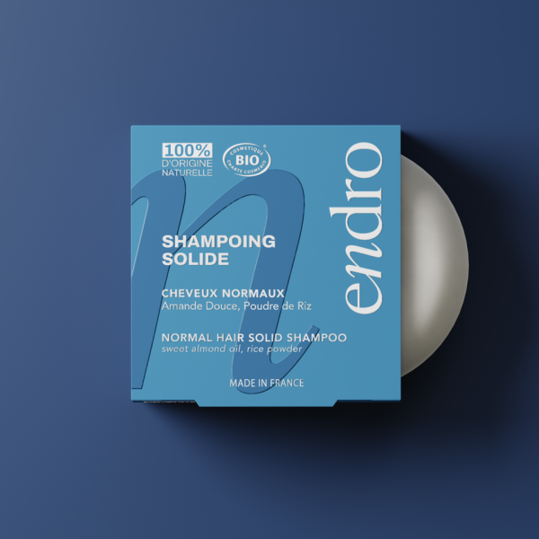 Shampoing solide BIO - Cheveux normaux - Endro cosmétiques