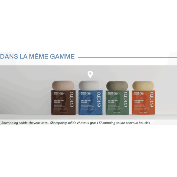 Gamme shampoings solide BIO - Endro cosmétiques