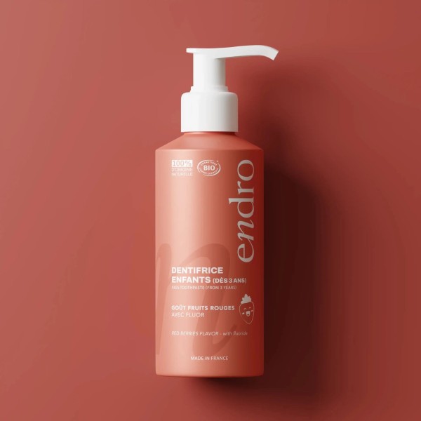 Gel Dentifrice Enfants BIO Fruits Rouges - Endro cosmétiques