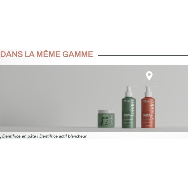 Gamme de dentifrices - Endro cosmétiques