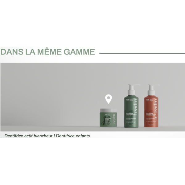 Gamme de dentifrices - Endro cosmétiques