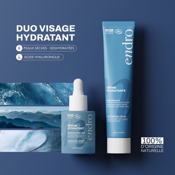 Duo visage hydratant - Endro Cosmétiques
