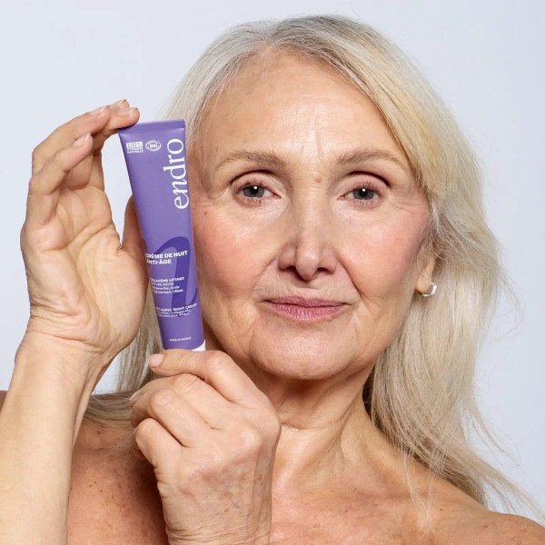 Crème de nuit anti-âge Collagène BIO - Endro Cosmétiques