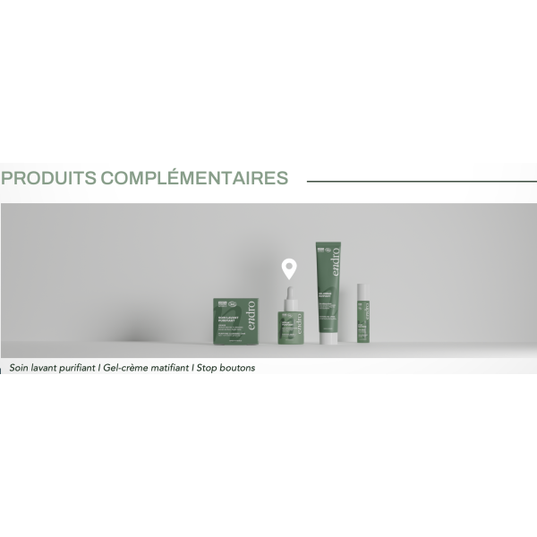 Routine peaux mixtes, grasses ou à imperfections - Endro cosmétiques