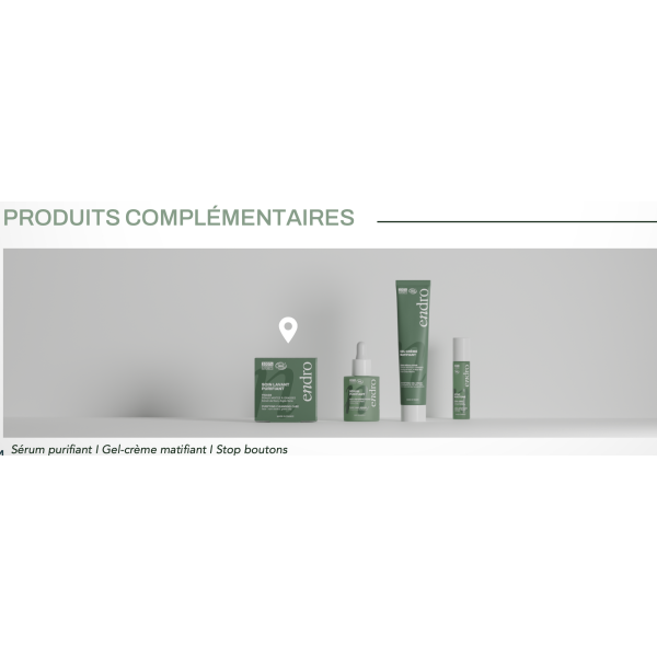 Routine peaux mixtes, grasses ou à imperfections - Endro cosmétiques