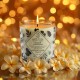 Bougie à la cire d'abeille parfumée Monoï