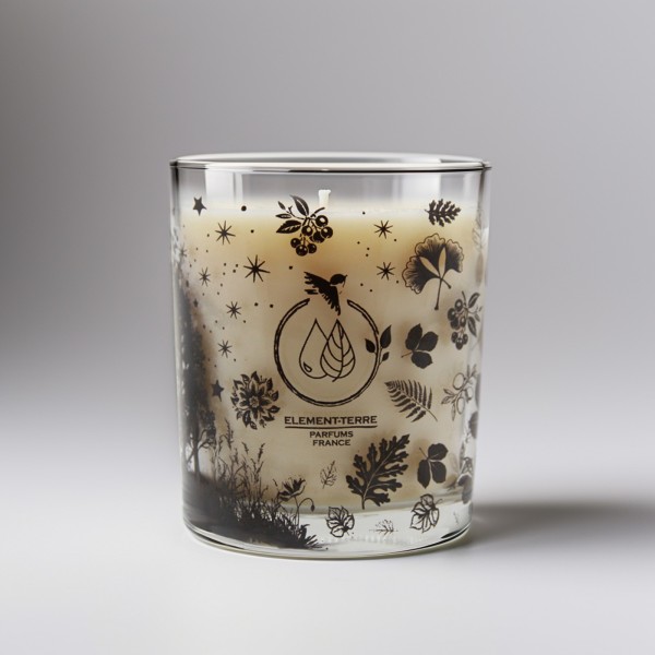 Bougie à la cire d'abeille parfumée