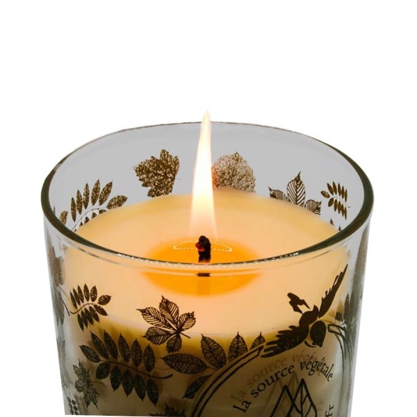 Bougie à la cire d'abeille parfumée