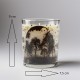 Bougie à la cire d'abeille parfumée