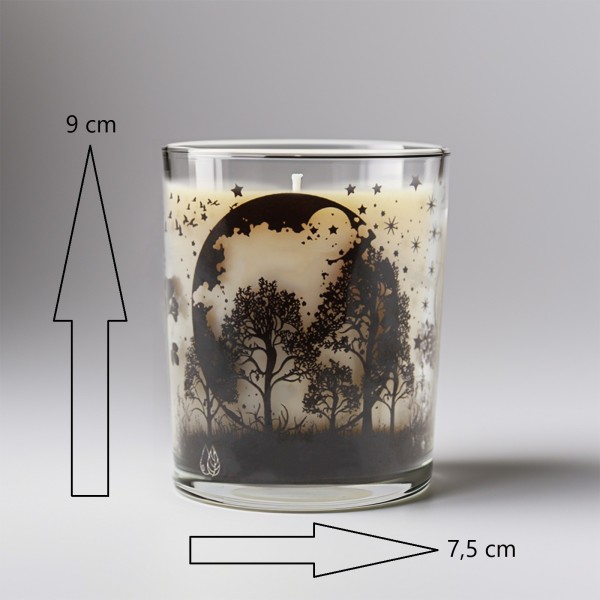 Bougie à la cire d'abeille parfumée