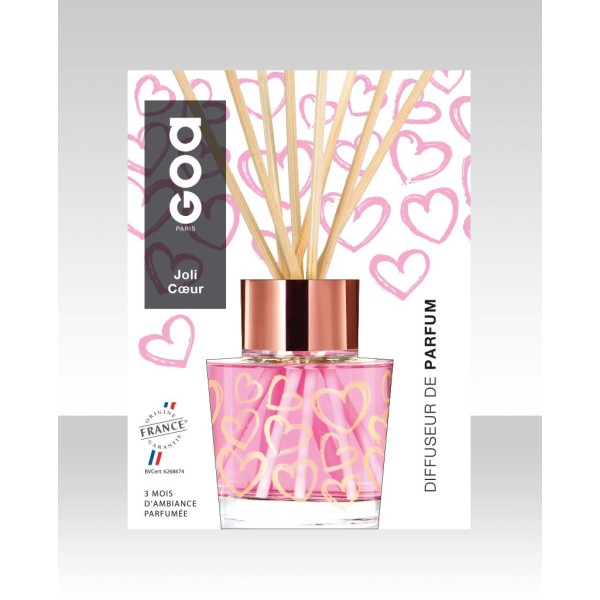 Diffuseur de parfum Joli Coeur - Collection Intemporelle Goa