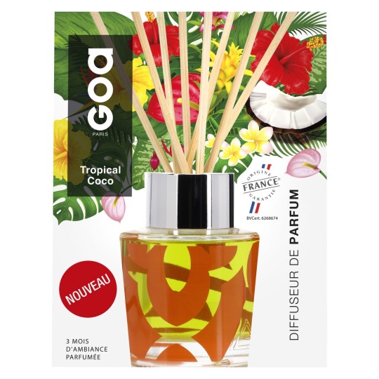Diffuseur de parfum Tropical Coco - Collection Intemporelle Goa