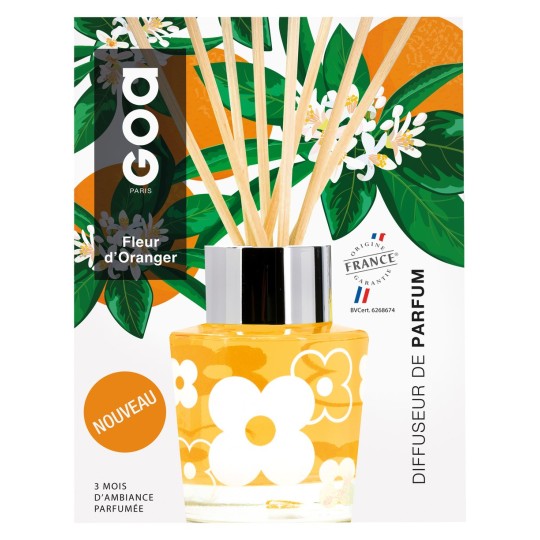 Diffuseur de parfum Fleur d'Oranger - Collection Intemporelle Goa