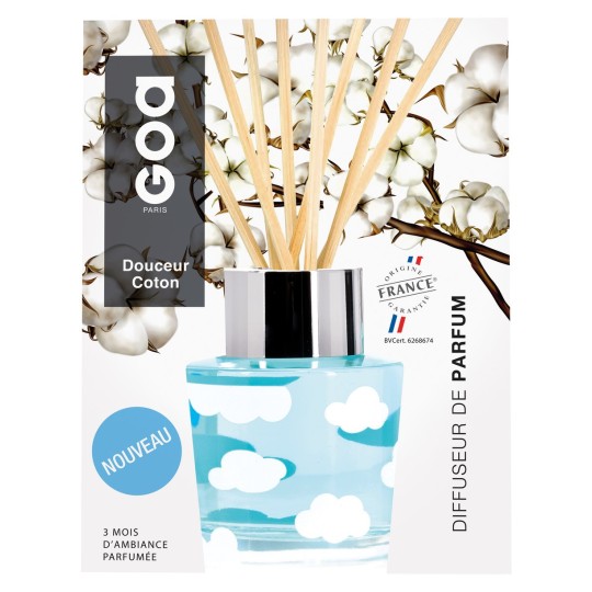 Diffuseur de parfum Douceur Coton - Collection Intemporelle Goa
