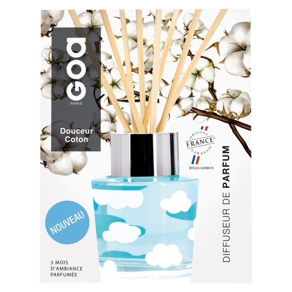 Diffuseur de parfum Douceur Coton - Collection Intemporelle Goa