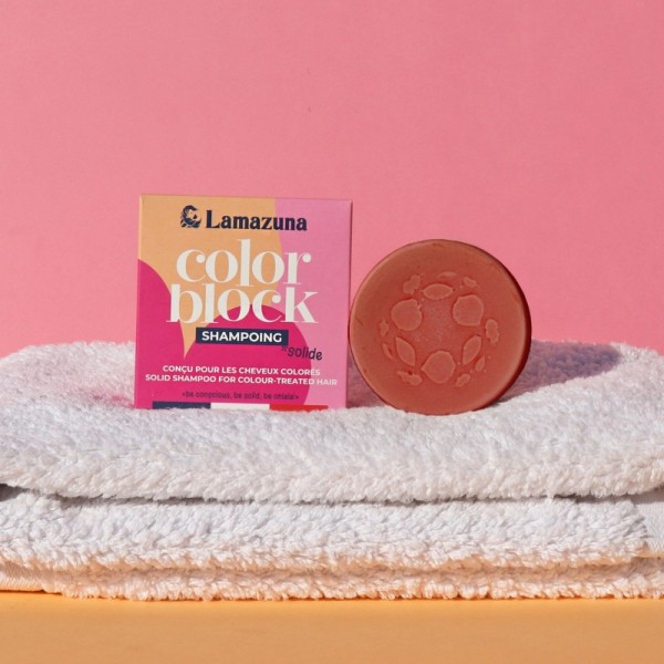 Shampoing solide cheveux colorés - Color Block - Lamazuna