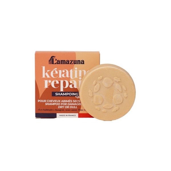 Shampoing solide réparateur - Kératine Repair - Lamazuna