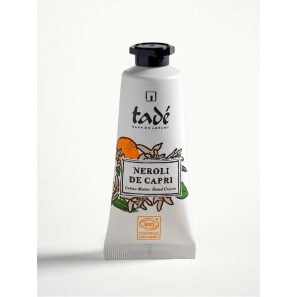 Crème mains bio Néroli de Capri Tadé