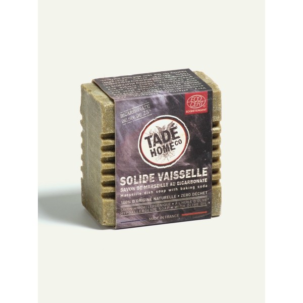 Solide vaisselle - Savon de Marseille au Bicarbonate - Tadé