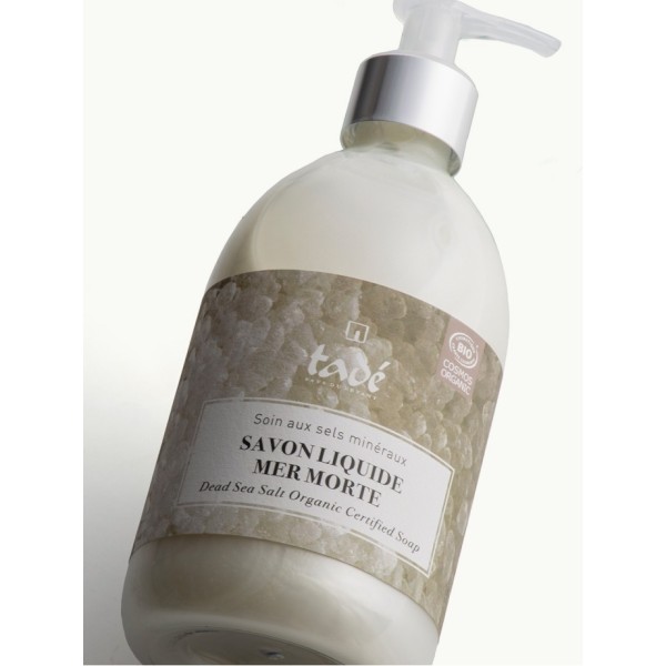 Savon liquide surgras bio au Sel de la Mer Morte Tadé